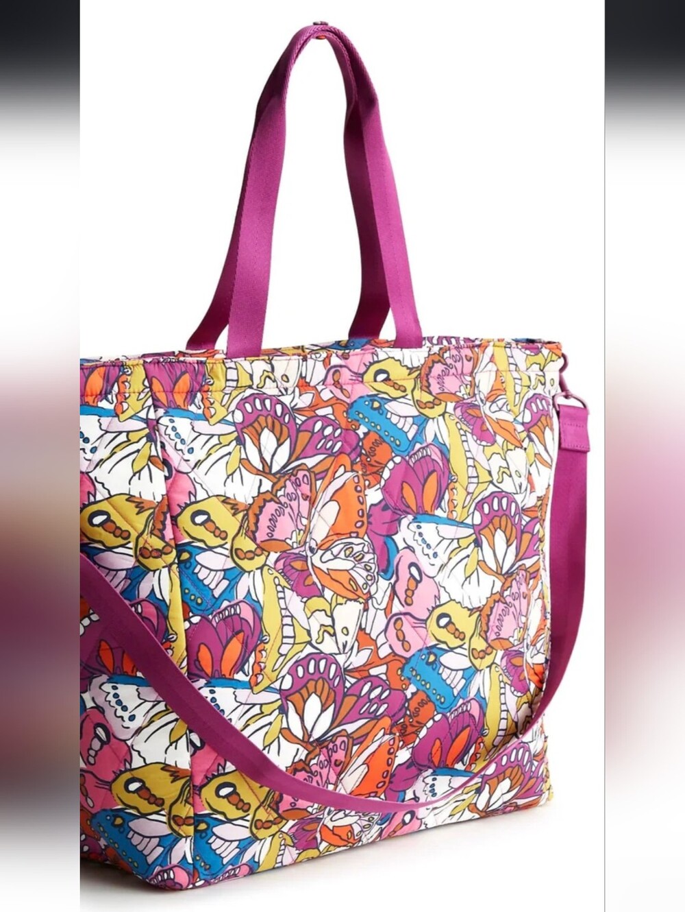 Vera Bradley Large Cooler Tote Bag  In Flutter Decor NWT